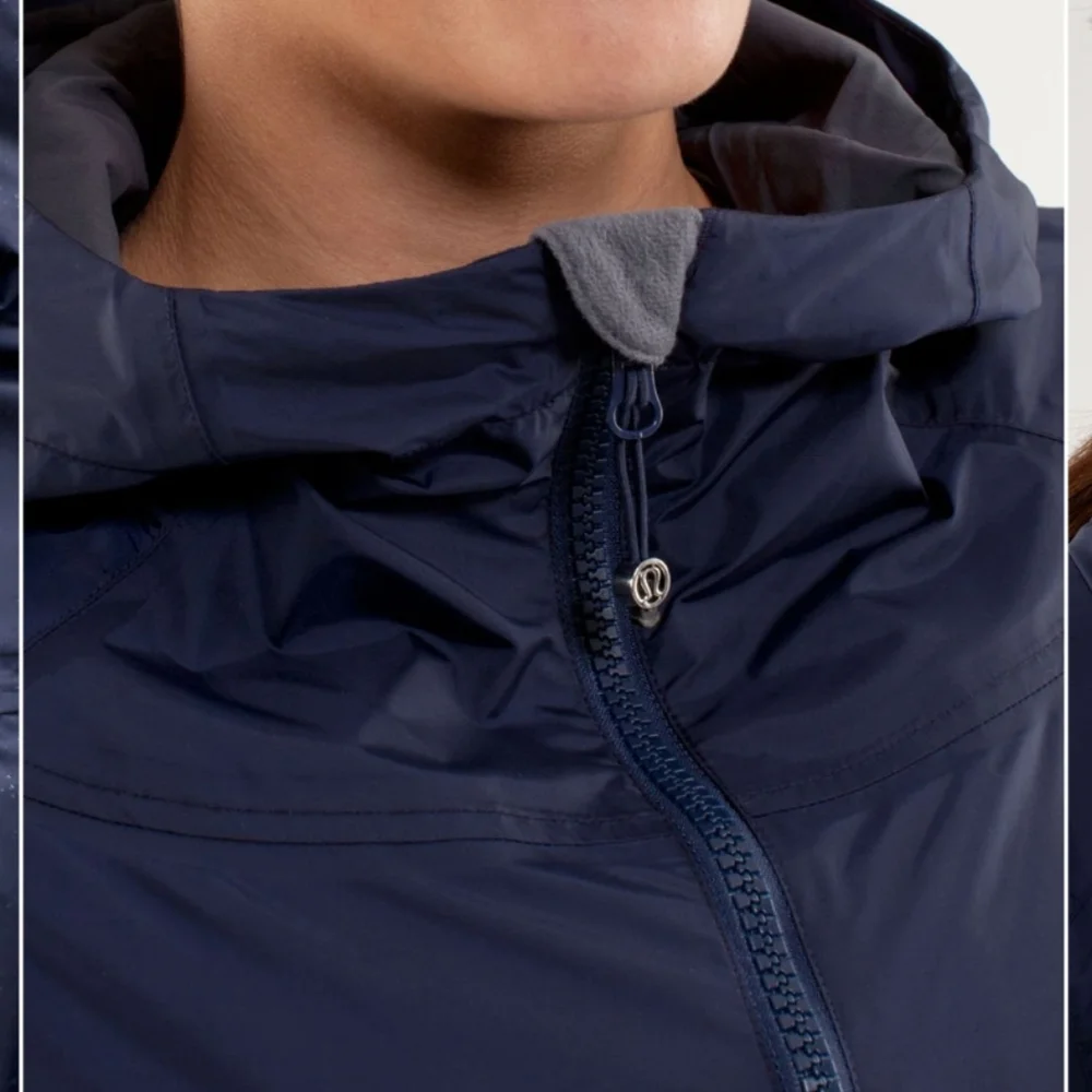 Lululemon No Rain No Gain Jacket Deep Indigo - Picture 4 of 15